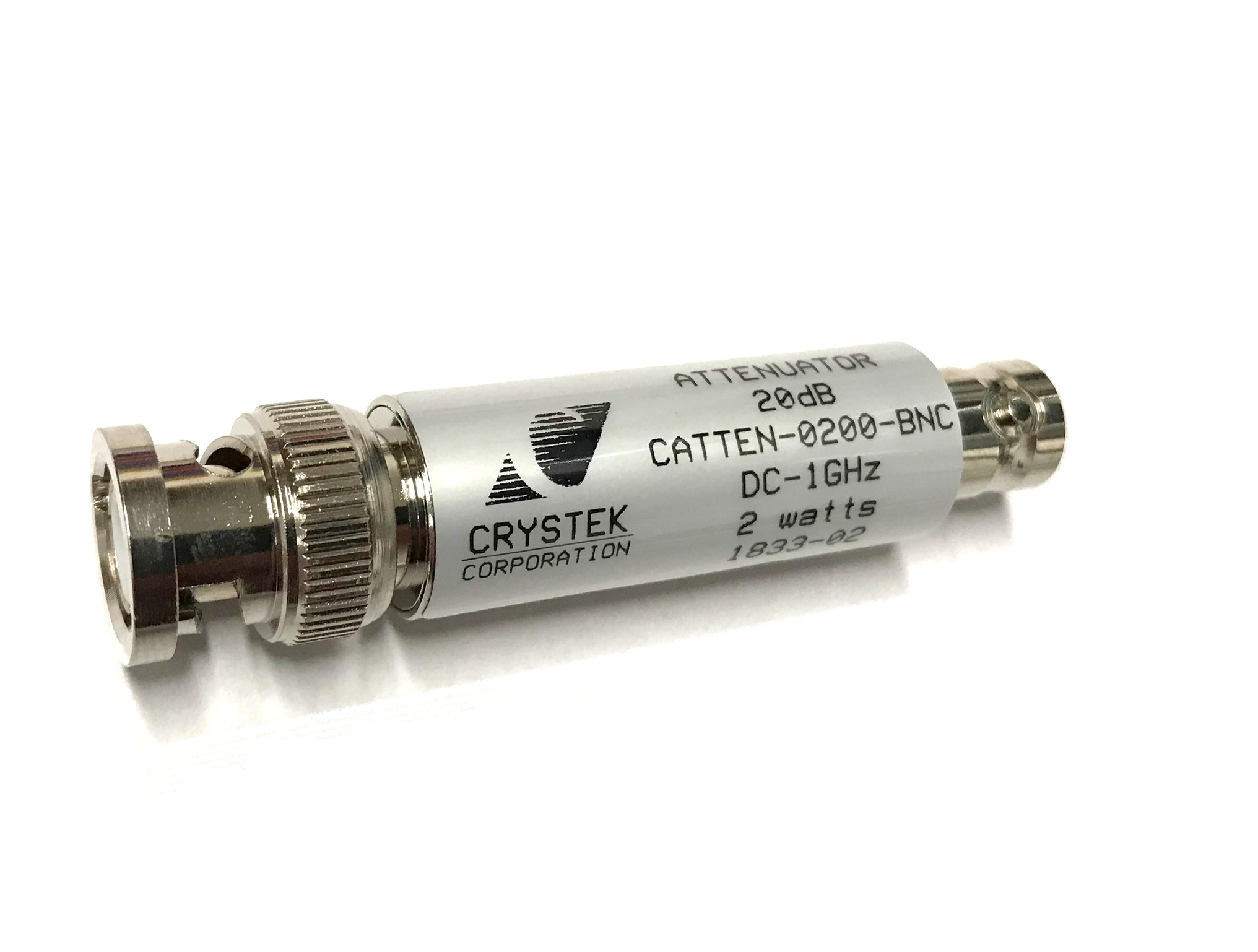 1 dB Coaxial Attenuator Trilithic BNC 75 Ohm DC to 1 GHz Texscan FP-75 