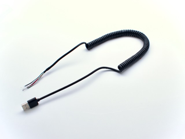 Coiled USB Cable (60cm coiled)