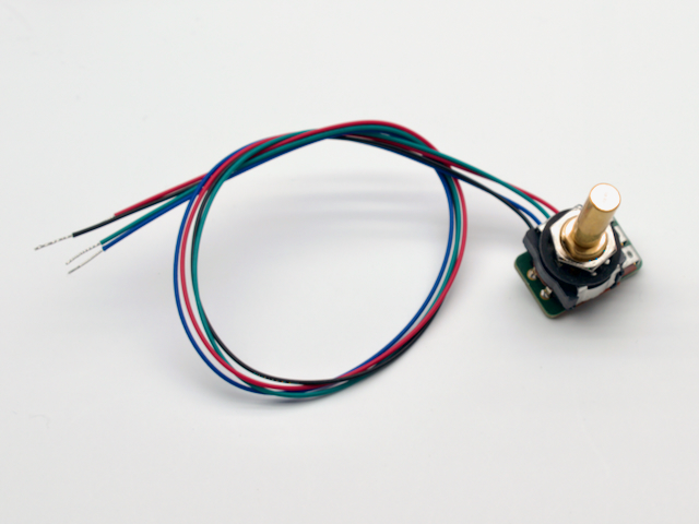 Pre-Wired Rotary Encoder With Push Button CTS288V