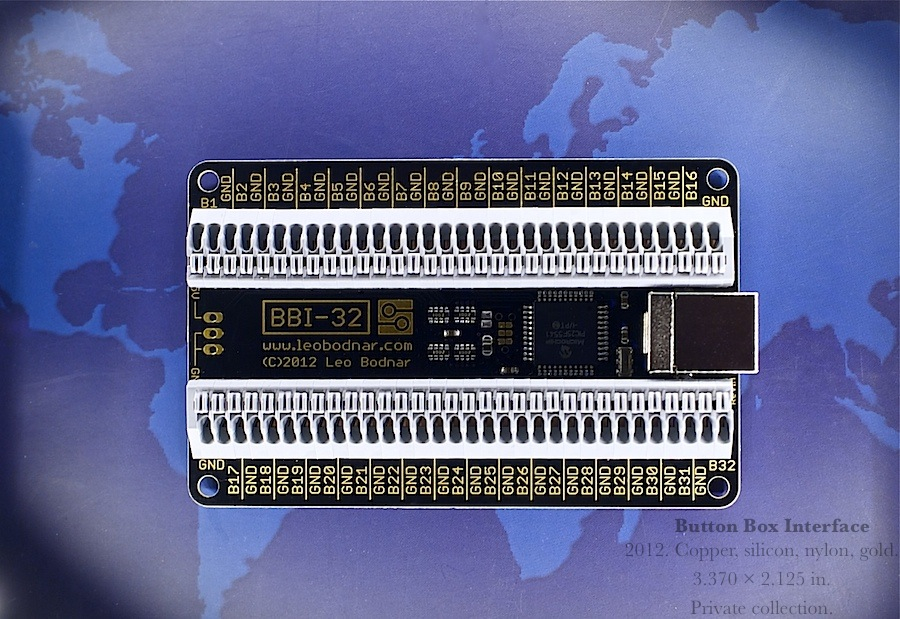 BBI-32 Button Box Interface - No Connectors : Leo Bodnar Electronics