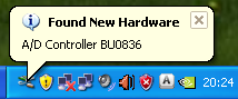 BU0836 Hardware Found