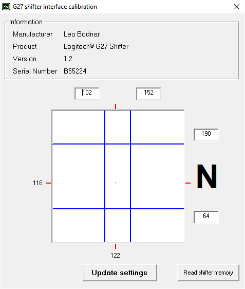 Câmbio / Shifer G27 USB Mod Arduino Leonardo Micro Pro 