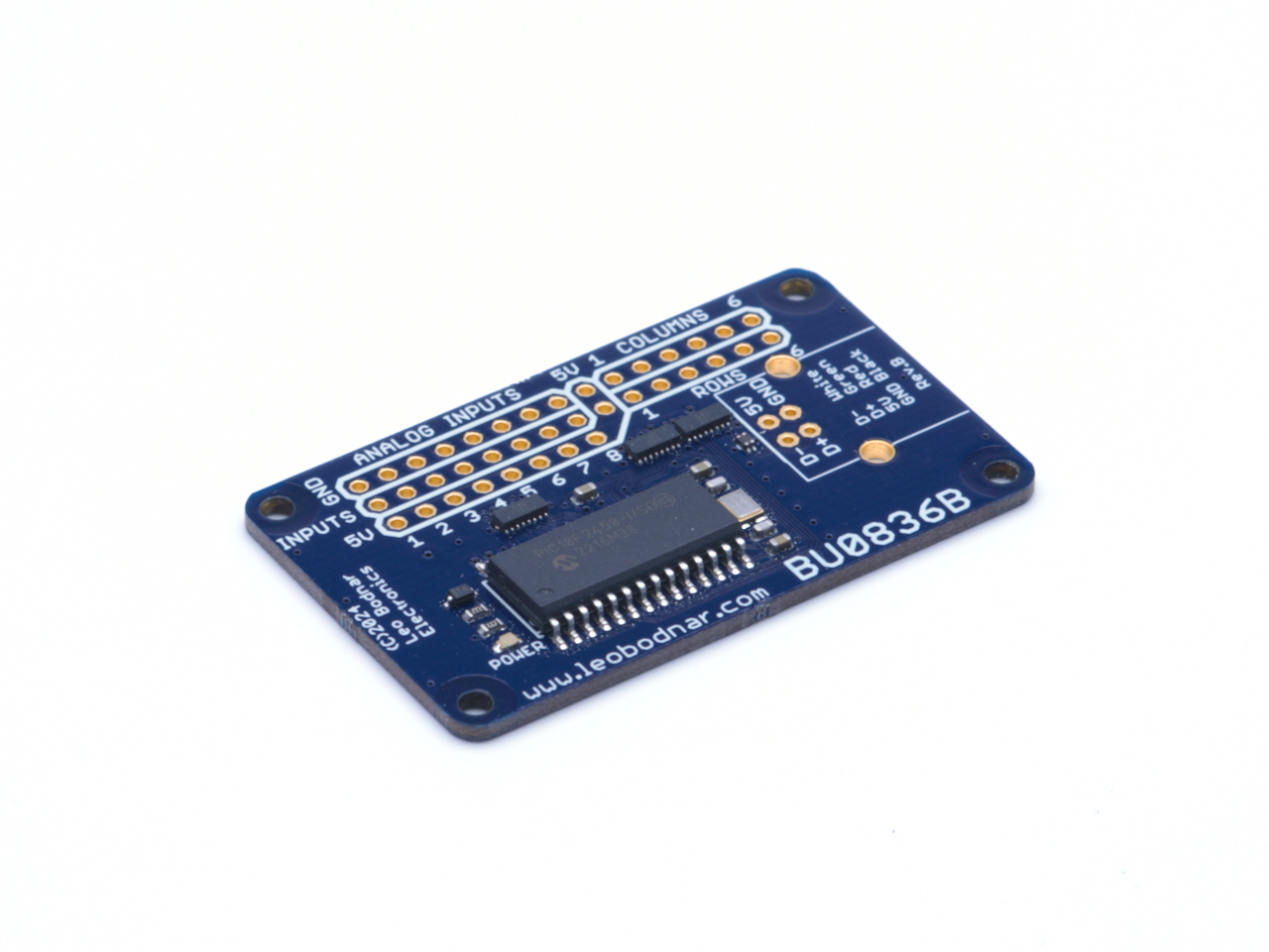 BU0836B-NC 12-Bit Hardened Joystick Controller No Connectors