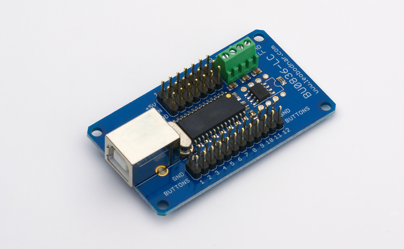 BBI-32 Button Box Interface - No Connectors : Leo Bodnar Electronics