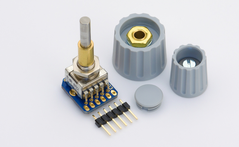 Dual Concentric Rotary Encoder With Push Button ELMA E37 - Click Image to Close