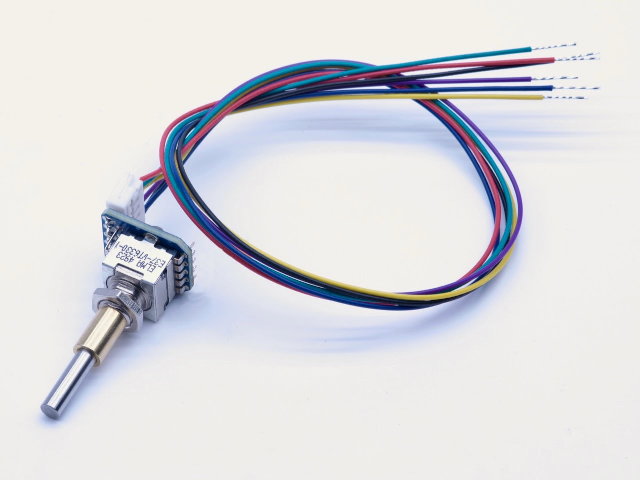 Pre Wired Dual Concentric Rotary Encoder With Push Button ELMA E37