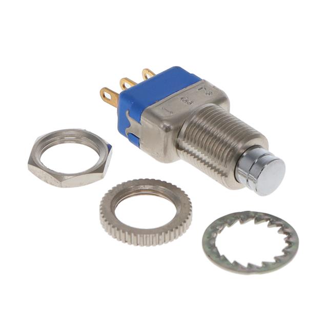 Pushbutton Switch SPDT Standard Panel Mount, Rear
