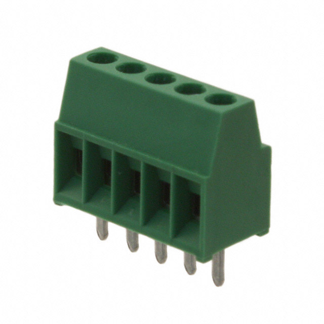 5 Position Wire to Board Terminal Block Horizontal with Board