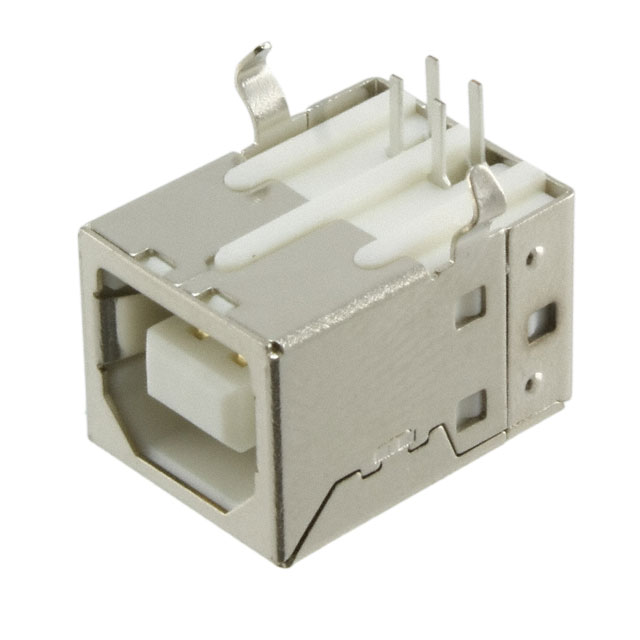 USB-B 2.0 Receptacle Connector 4 Position Through Hole, Right Angle
