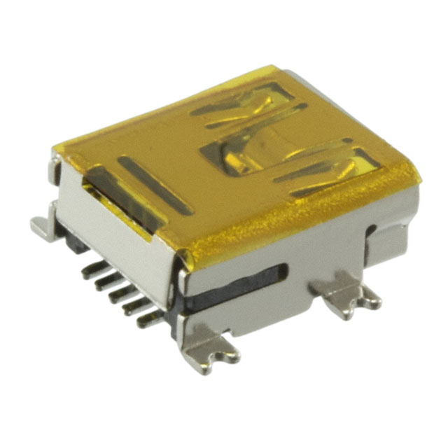 USB - mini B USB 2.0 Receptacle Connector 5 Position Surface Mount, Right Angle