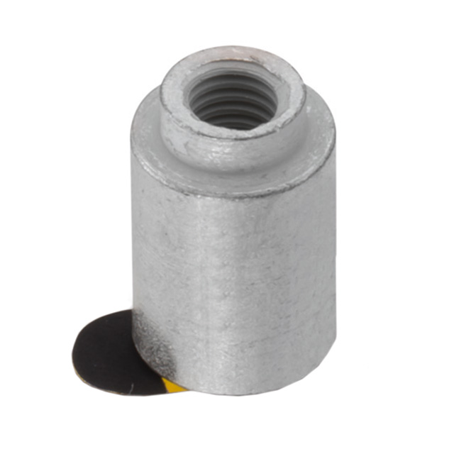 Round Standoff Threaded M2.5x0.45 Steel 0.315" (8.00mm)