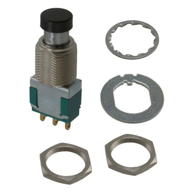 Pushbutton Switch SPDT Standard Panel Mount, Rear